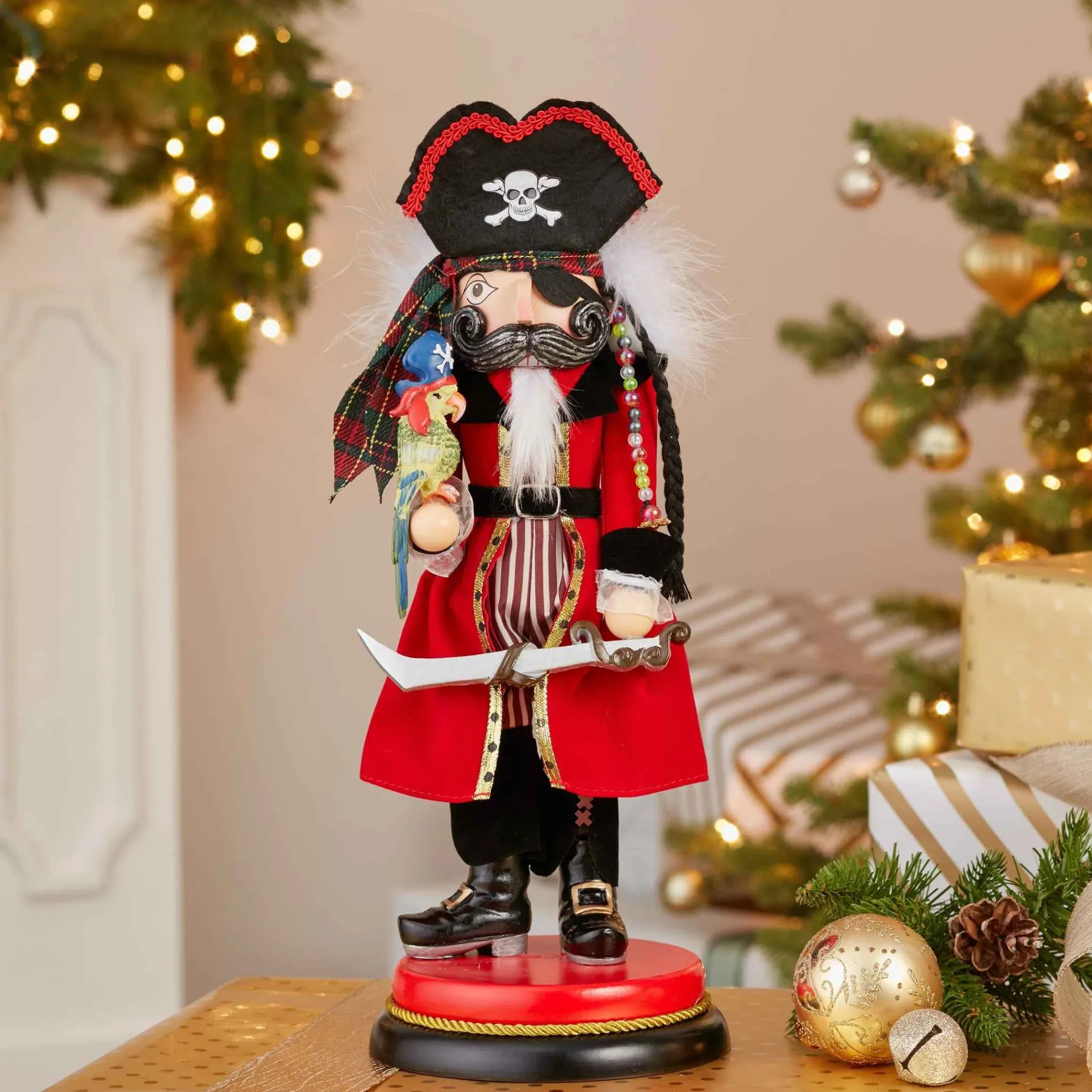Kurt Adler Tabletop Items* 15-Inch Hollywood Pirate Nutcracker