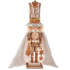 Kurt Adler Tabletop Items* 18.5-Inch Hollywood Gold Gem King Nutcracker