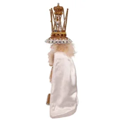 Kurt Adler Tabletop Items* 18.5-Inch Hollywood Gold Gem King Nutcracker