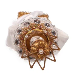 Kurt Adler Tabletop Items* 18.5-Inch Hollywood Gold Gem King Nutcracker