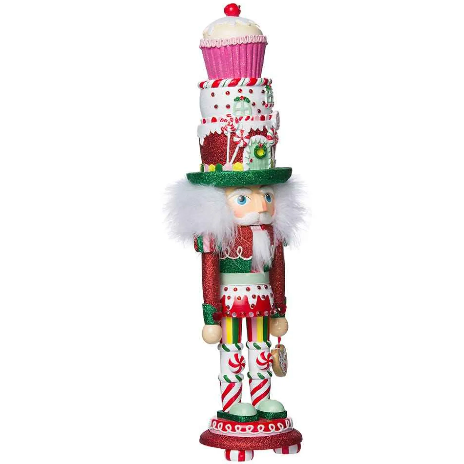 Kurt Adler Tabletop Items* 18-Inch Hollywood Cupcake And Sweets Nutcracker