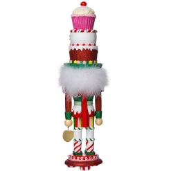 Kurt Adler Tabletop Items* 18-Inch Hollywood Cupcake And Sweets Nutcracker