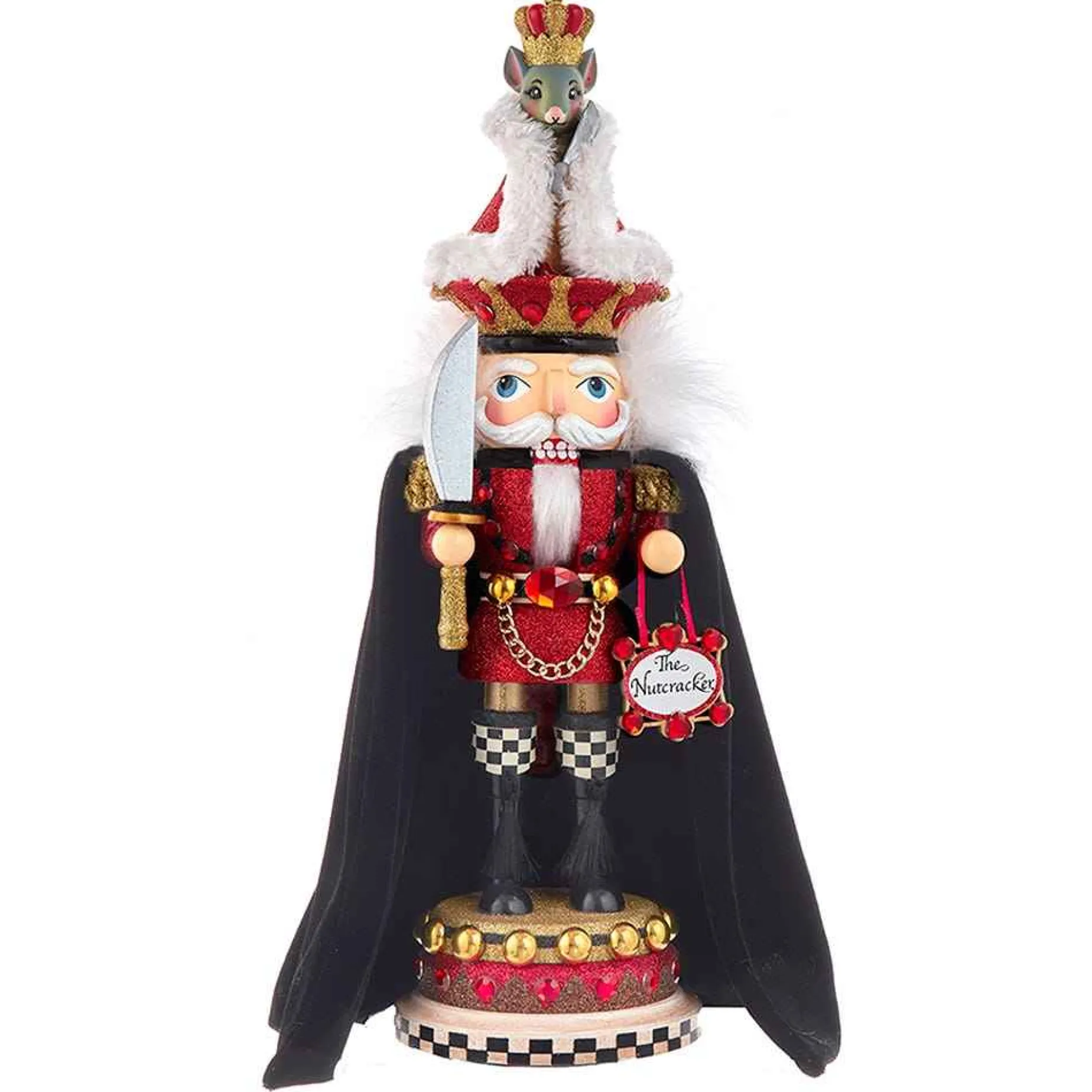 Kurt Adler Tabletop Items* 18-Inch Hollywood Suite Mouse King