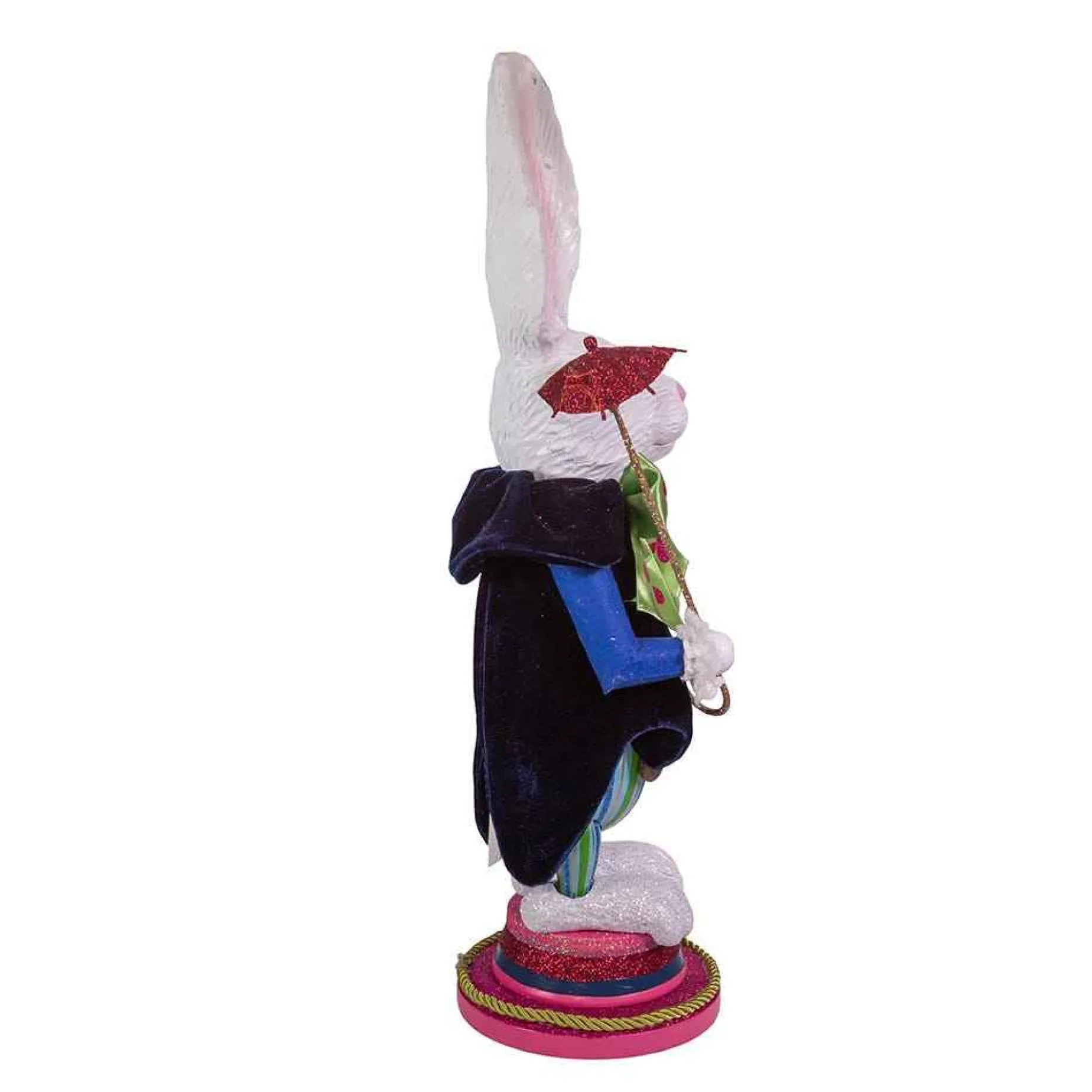Kurt Adler Tabletop Items* 18-Inch Hollywood™ White Rabbit Nutcracker