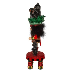 Kurt Adler Tabletop Items* 18-Inch Hollywood Black Bear Hat Nutcracker