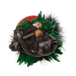 Kurt Adler Tabletop Items* 18-Inch Hollywood Black Bear Hat Nutcracker