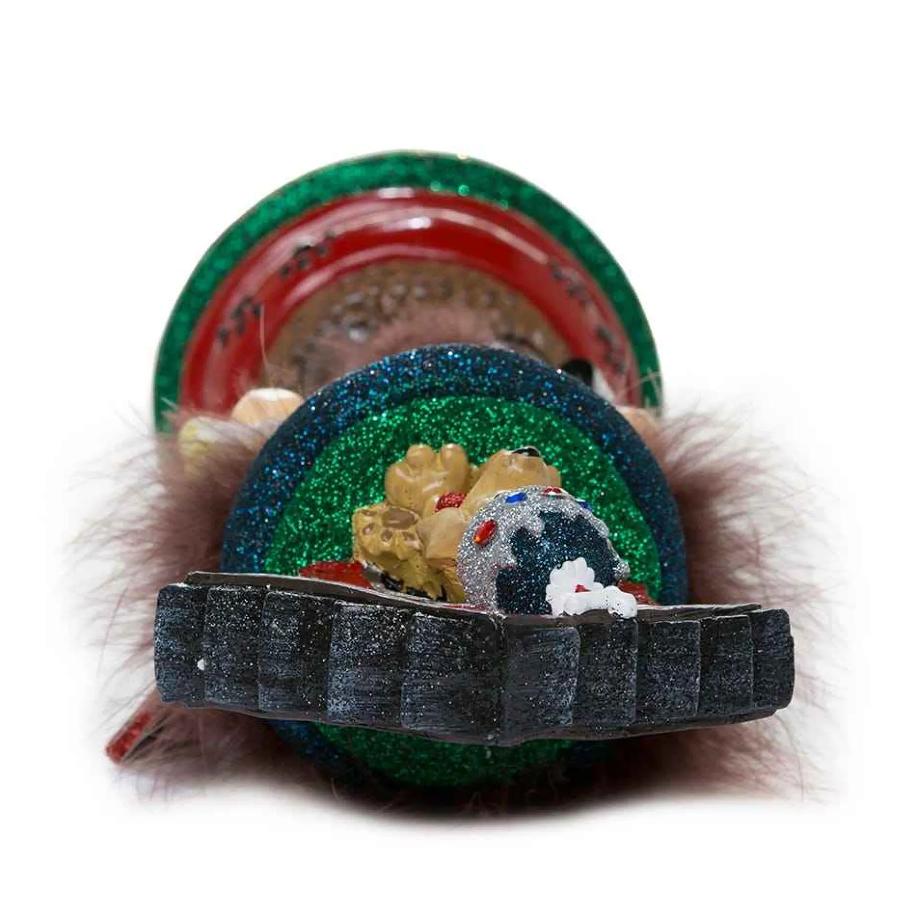 Kurt Adler Tabletop Items* 13-Inch Hollywood Doghouse Hat Nutcracker