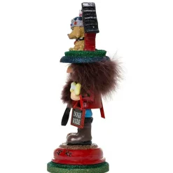 Kurt Adler Tabletop Items* 13-Inch Hollywood Doghouse Hat Nutcracker