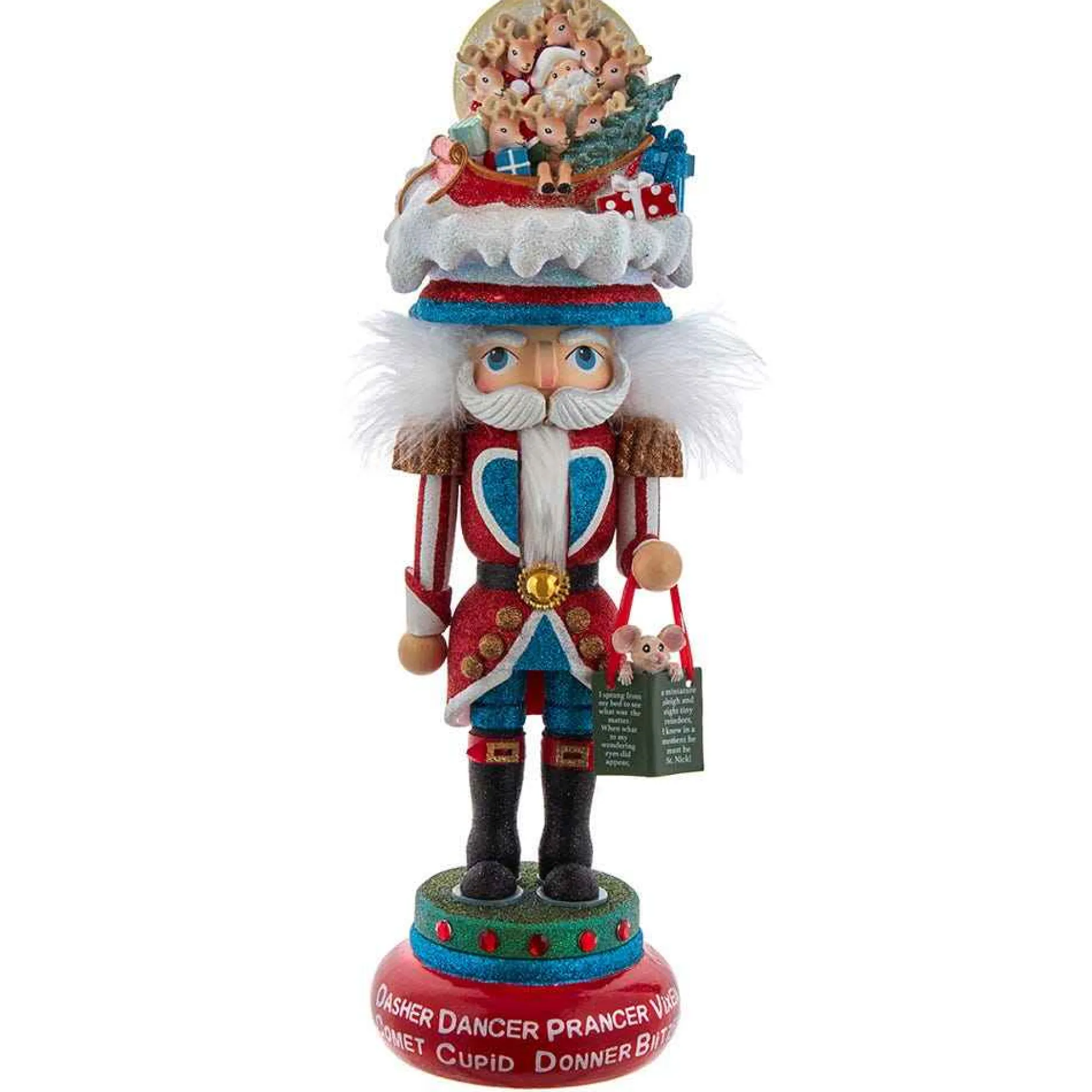 Kurt Adler Tabletop Items* 18-Inch Hollywood Night Before Christmas Nutcracker, 5Th In Series