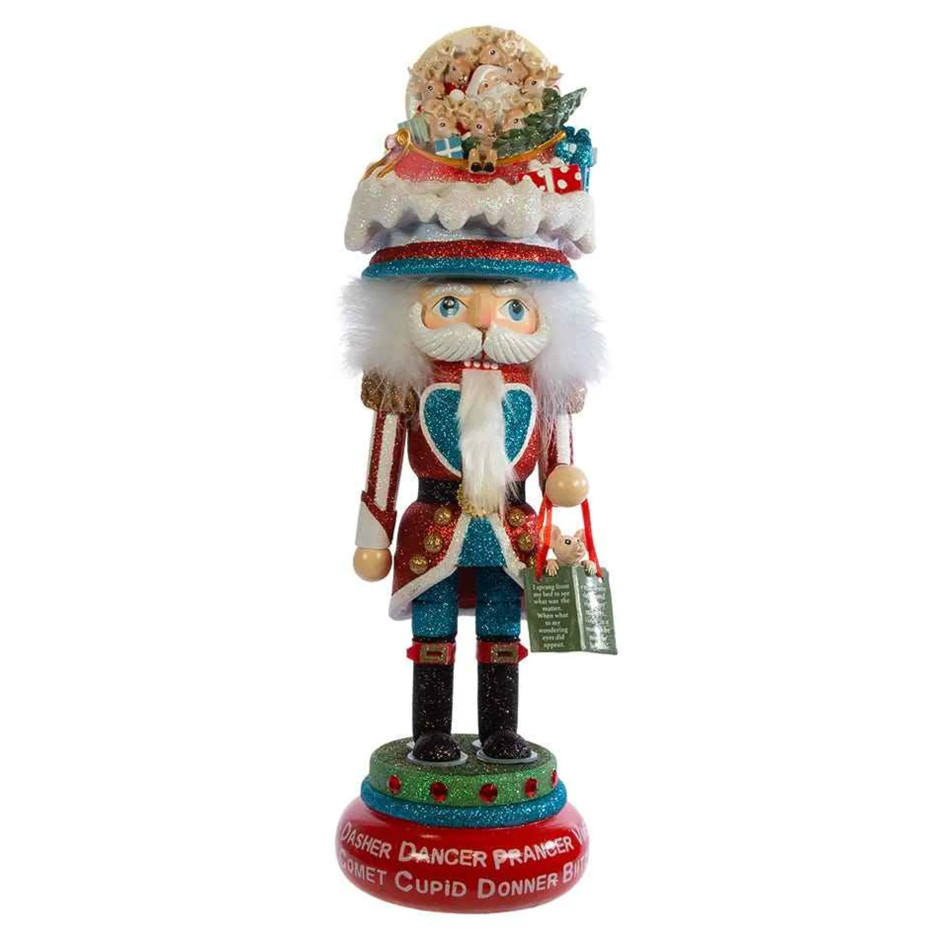 Kurt Adler Tabletop Items* 18-Inch Hollywood Night Before Christmas Nutcracker, 5Th In Series