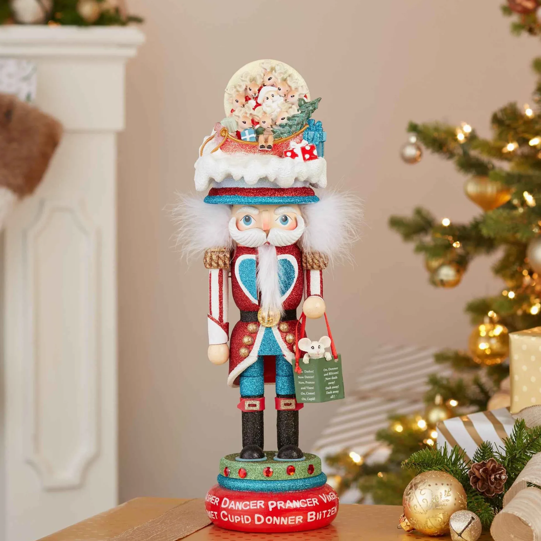 Kurt Adler Tabletop Items* 18-Inch Hollywood Night Before Christmas Nutcracker, 5Th In Series