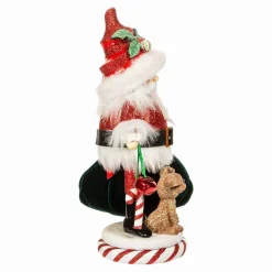 Kurt Adler Tabletop Items* 12-Inch Hollywood Santa And Pup Nutcracker