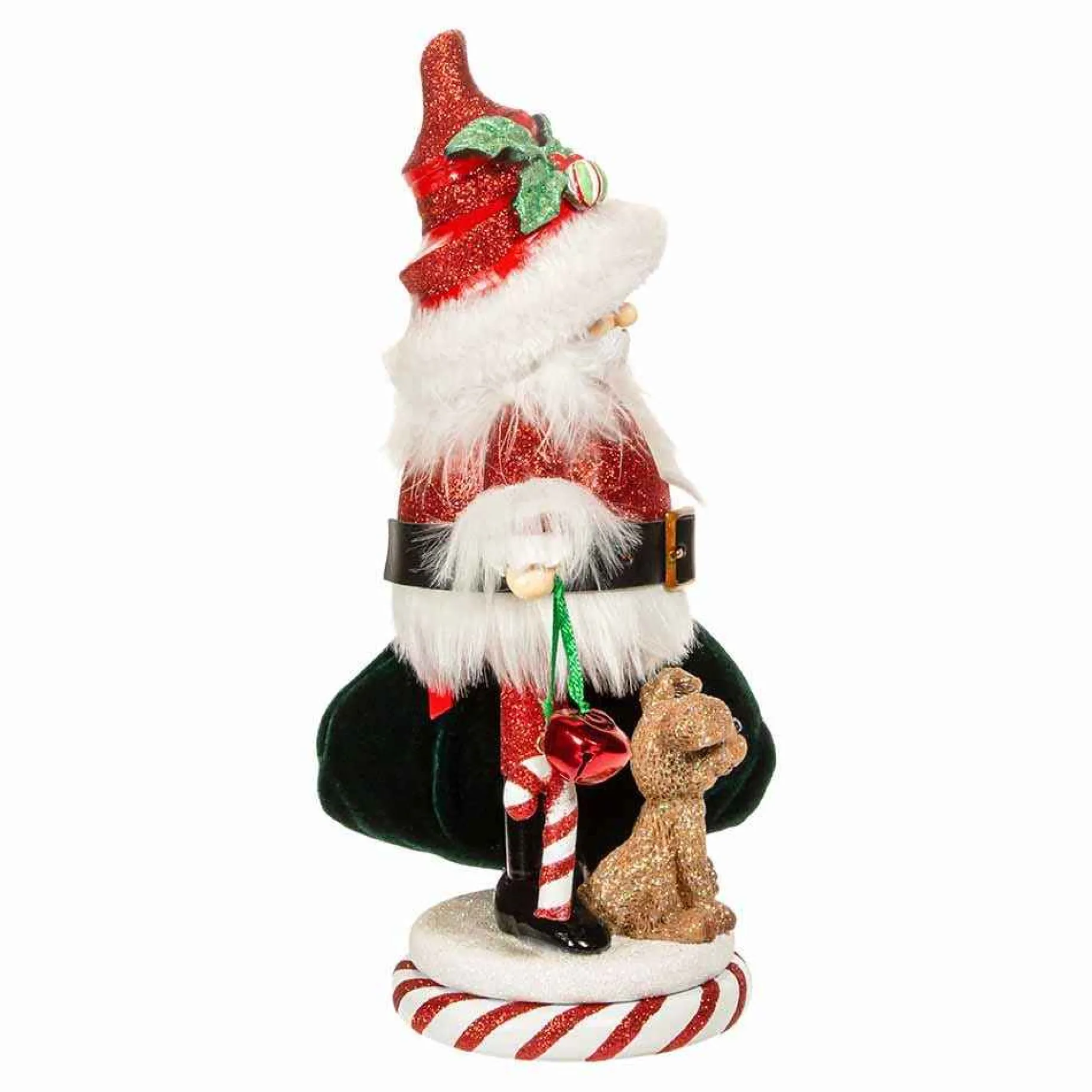 Kurt Adler Tabletop Items* 12-Inch Hollywood Santa And Pup Nutcracker