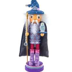 Kurt Adler Tabletop Items* 18-Inch Hollywood Wooden Wizard Nutcracker