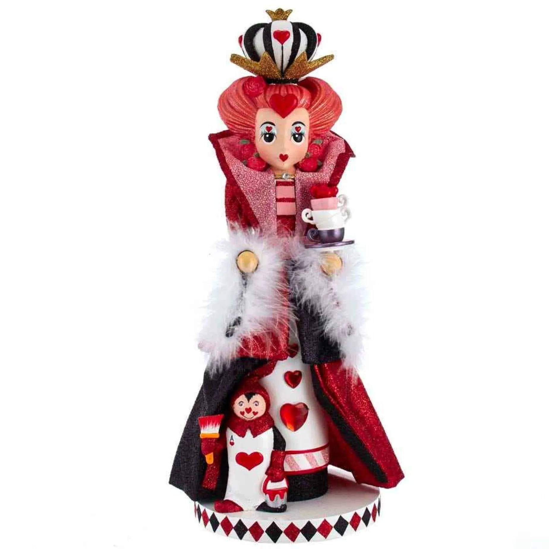 Kurt Adler Tabletop Items* 17.5-Inch Hollywood Queen Of Hearts Nutcracker