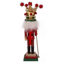 Kurt Adler Tabletop Items* 17.5-Inch Hollywood Mardi Gras King Nutcracker