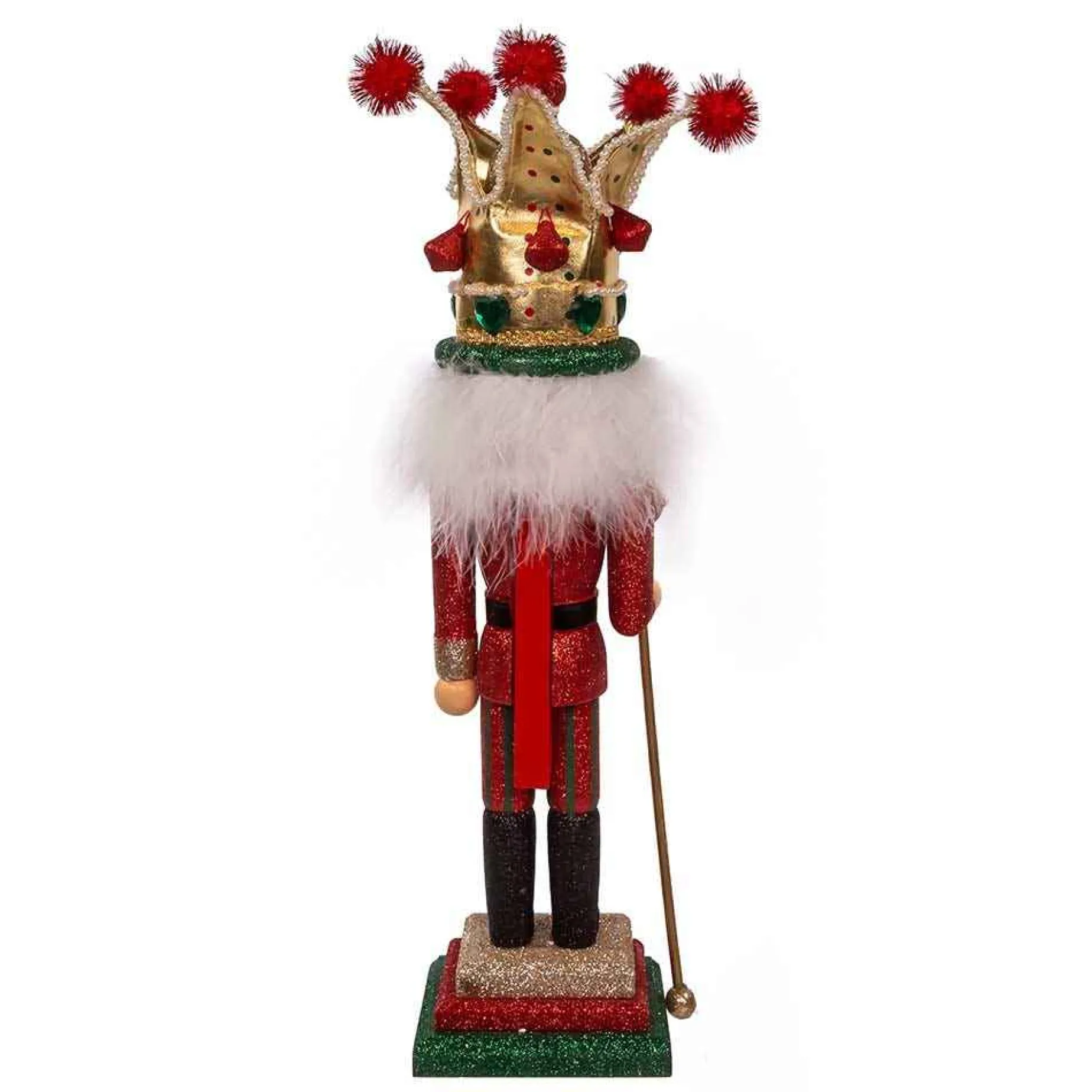 Kurt Adler Tabletop Items* 17.5-Inch Hollywood Mardi Gras King Nutcracker