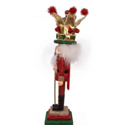 Kurt Adler Tabletop Items* 17.5-Inch Hollywood Mardi Gras King Nutcracker