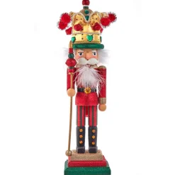 Kurt Adler Tabletop Items* 17.5-Inch Hollywood Mardi Gras King Nutcracker