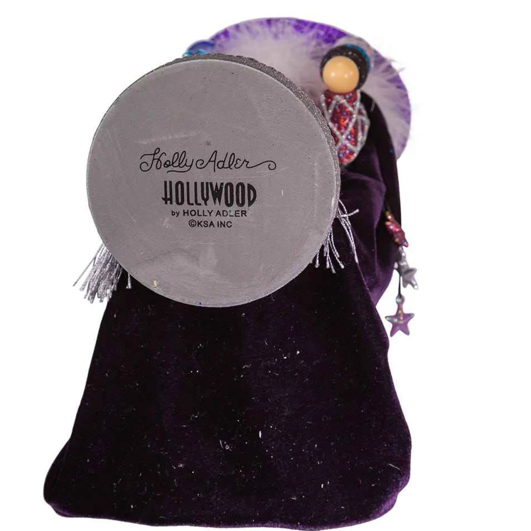 Kurt Adler Tabletop Items* 18-Inch Hollywood™ Purple Wizard Nutcracker
