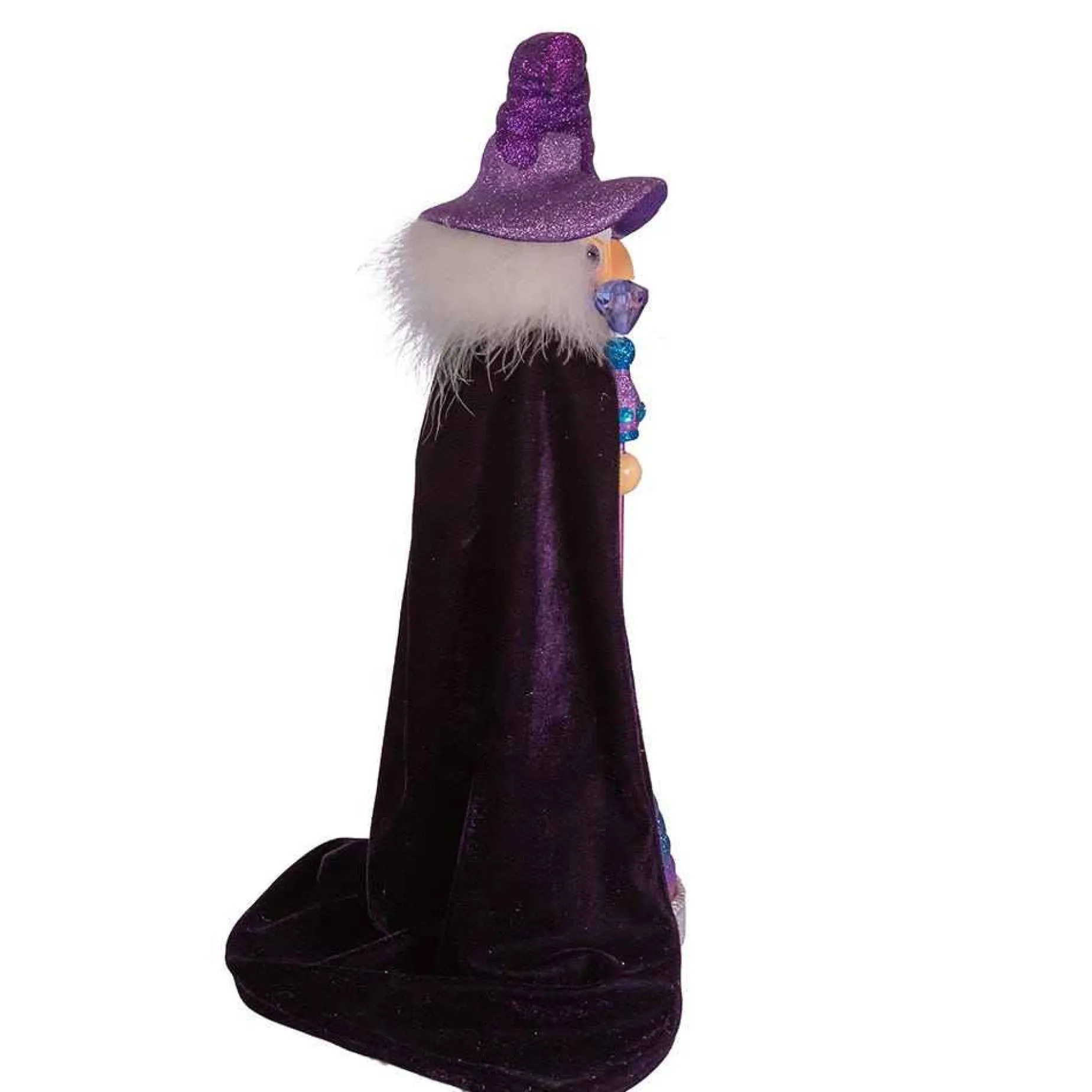 Kurt Adler Tabletop Items* 18-Inch Hollywood™ Purple Wizard Nutcracker