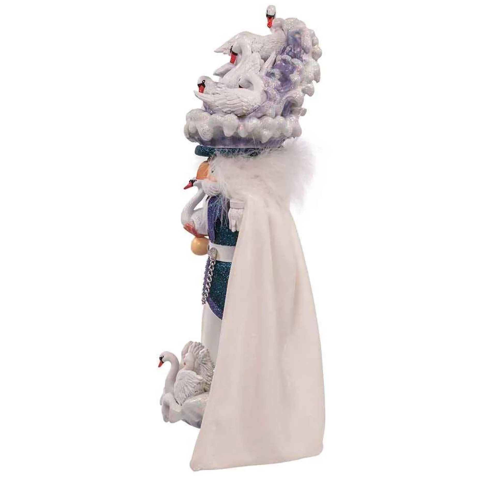 Kurt Adler Tabletop Items* 18-Inch Hollywood 7 Swans Swimming Nutcracker