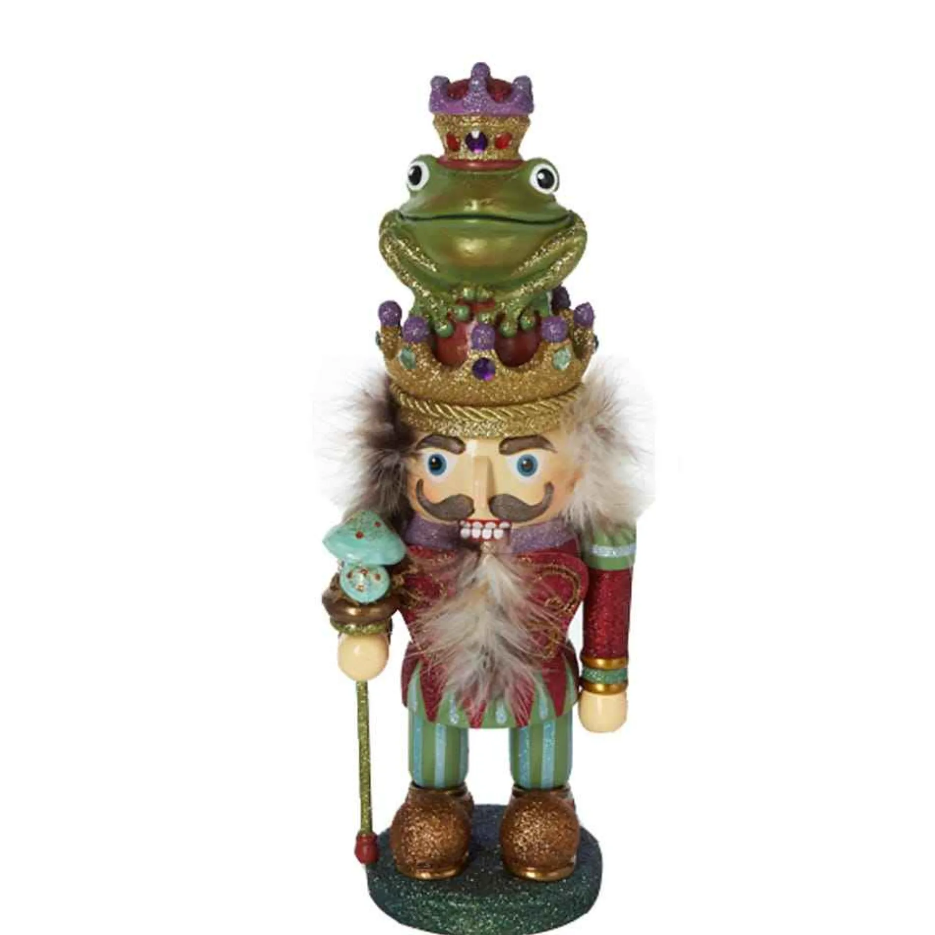 Kurt Adler Tabletop Items* 15-Inch Hollywood Frog Prince Nutcracker