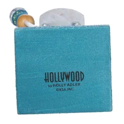 Kurt Adler Tabletop Items* 17-Inch Hollywood Turquoise/White Nutcracker