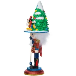 Kurt Adler Tabletop Items* 16.25-Inch Hollywood Mickey And Minnie Ice Skating Nutcracker
