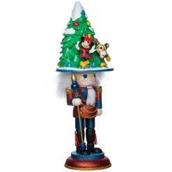 Kurt Adler Tabletop Items* 16.25-Inch Hollywood Mickey And Minnie Ice Skating Nutcracker