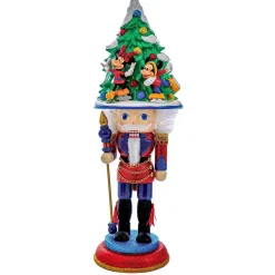 Kurt Adler Tabletop Items* 16.25-Inch Hollywood Mickey And Minnie Ice Skating Nutcracker