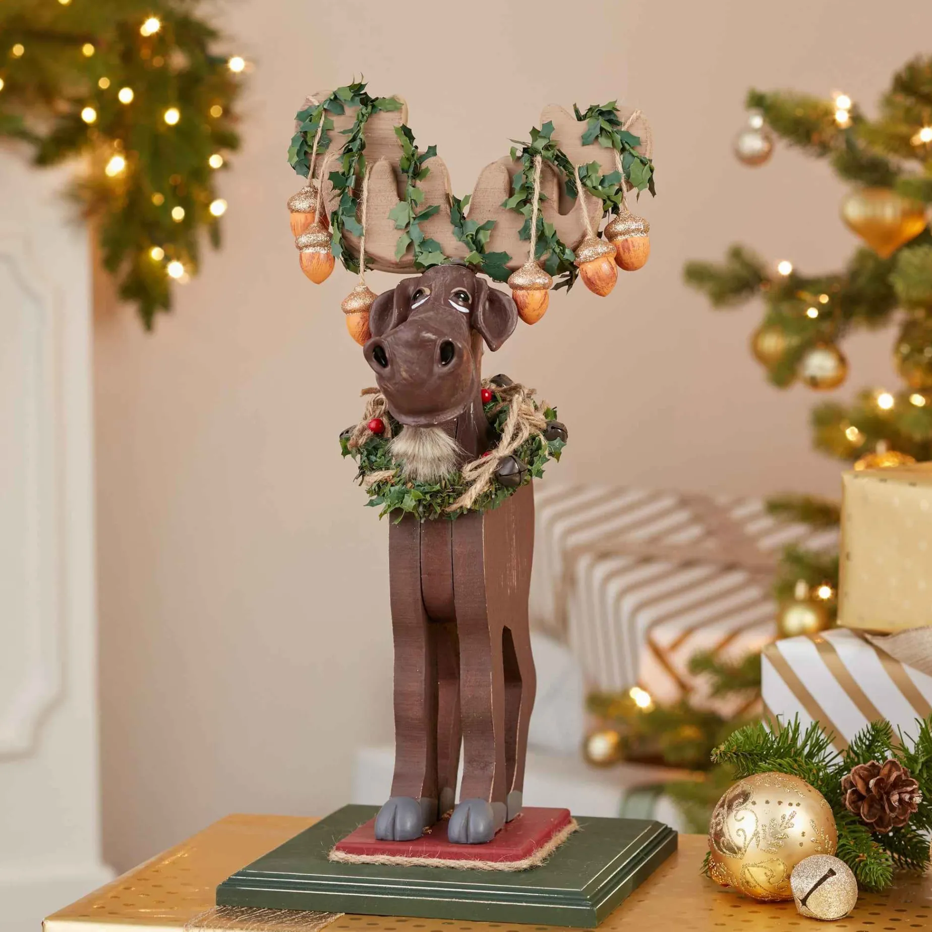 Kurt Adler Tabletop Items* 15-Inch Hollywood Moose Nutcracker