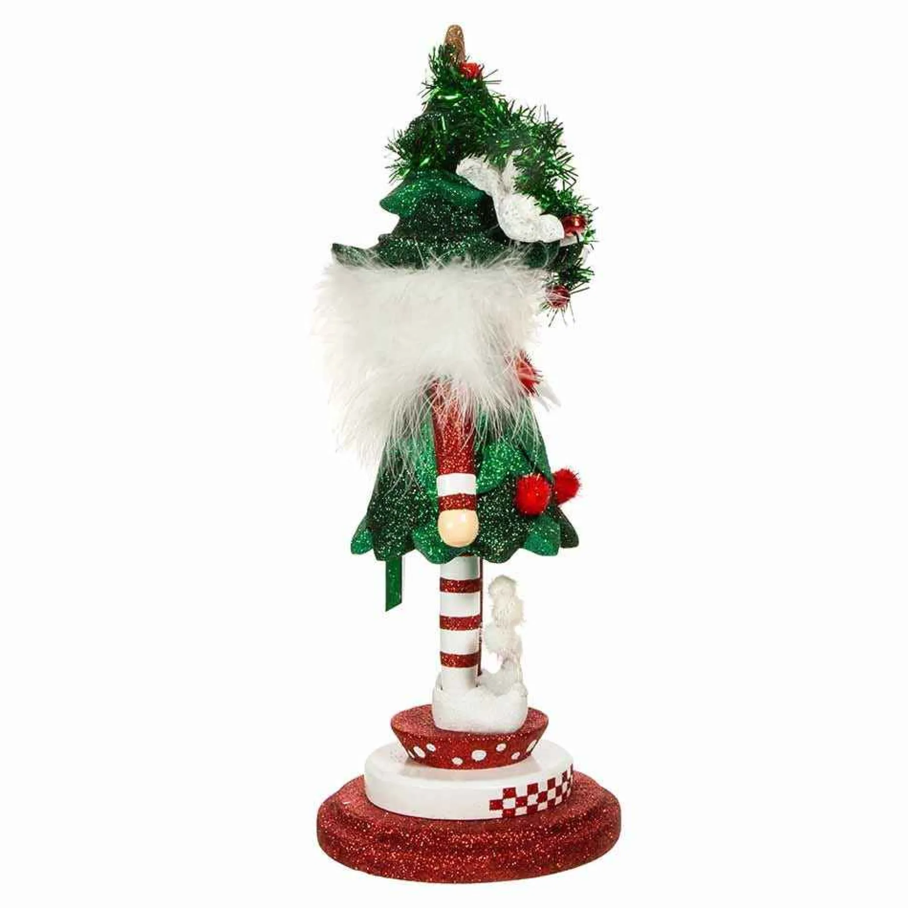Kurt Adler Tabletop Items* 14-Inch Hollywood Cats In Tree Hat Nutcracker
