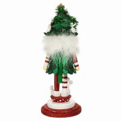 Kurt Adler Tabletop Items* 14-Inch Hollywood Cats In Tree Hat Nutcracker