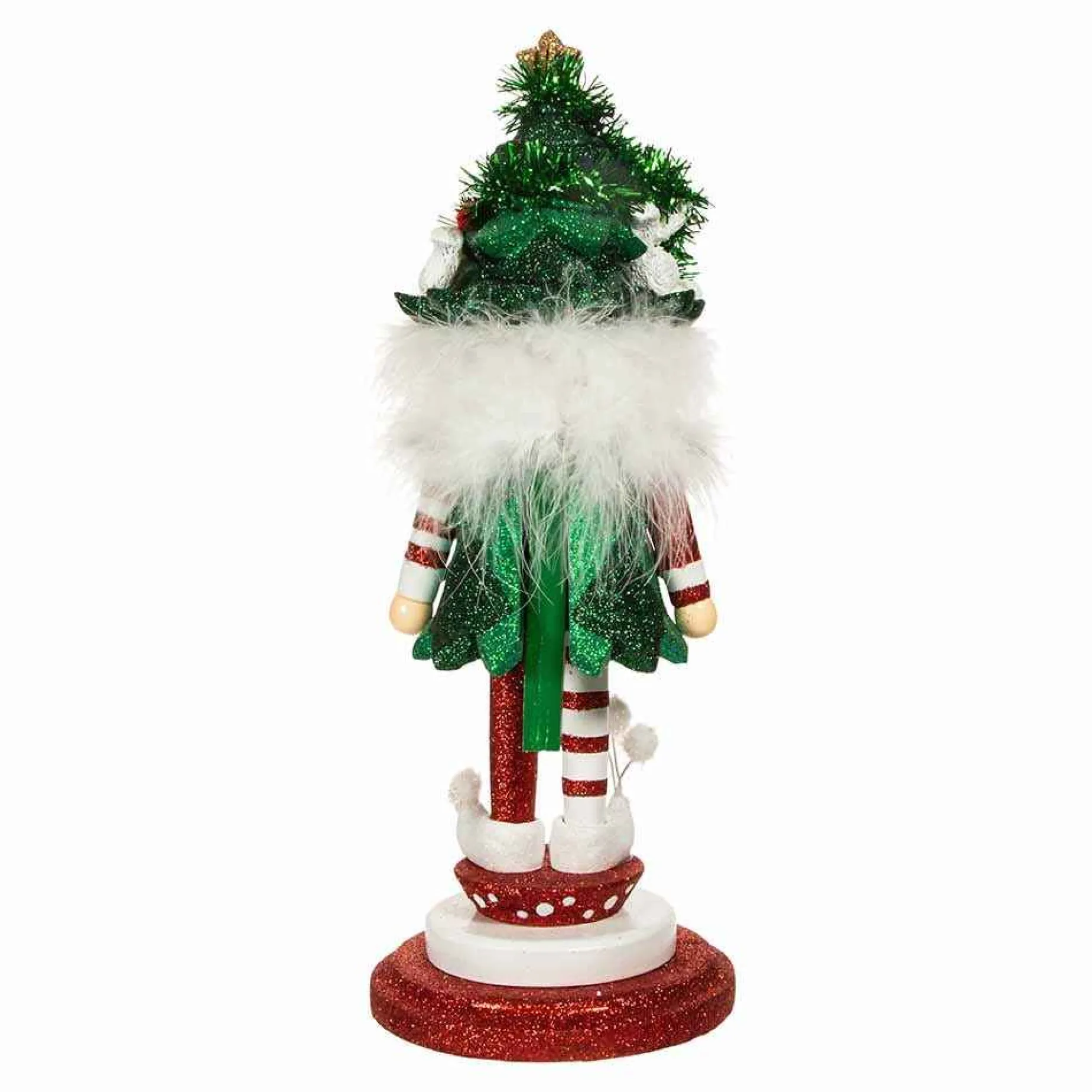 Kurt Adler Tabletop Items* 14-Inch Hollywood Cats In Tree Hat Nutcracker