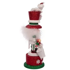 Kurt Adler Tabletop Items* 15-Inch Hollywood Frosty Frolic Nutcracker
