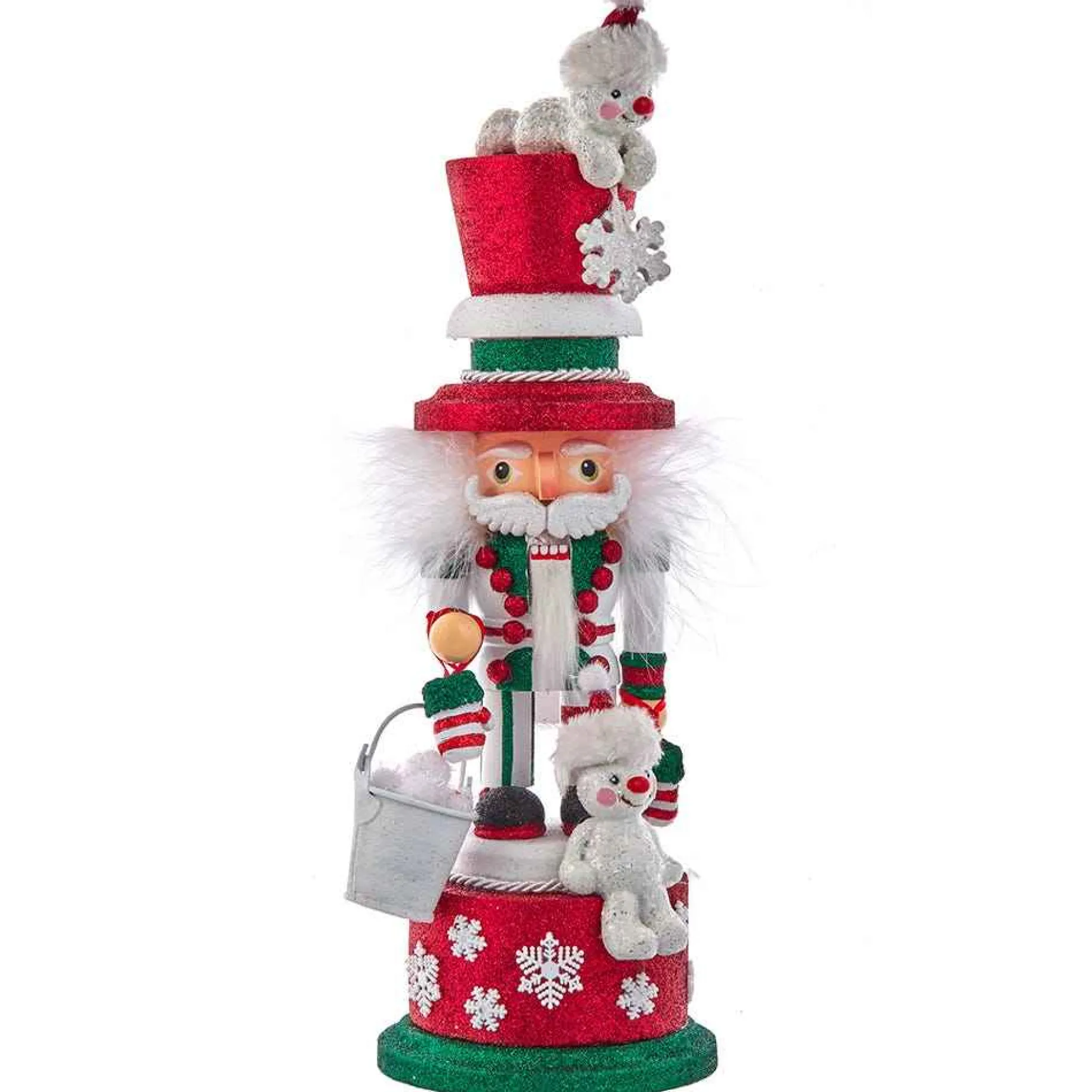 Kurt Adler Tabletop Items* 15-Inch Hollywood Frosty Frolic Nutcracker