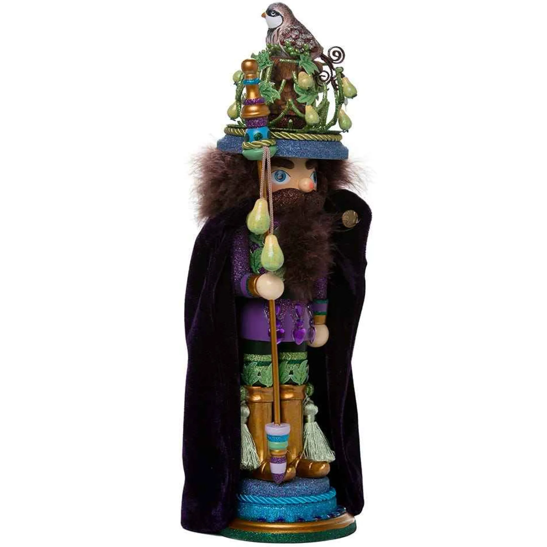 Kurt Adler Tabletop Items* 18-Inch Hollywood Partridge In A Pear Tree Nutcracker