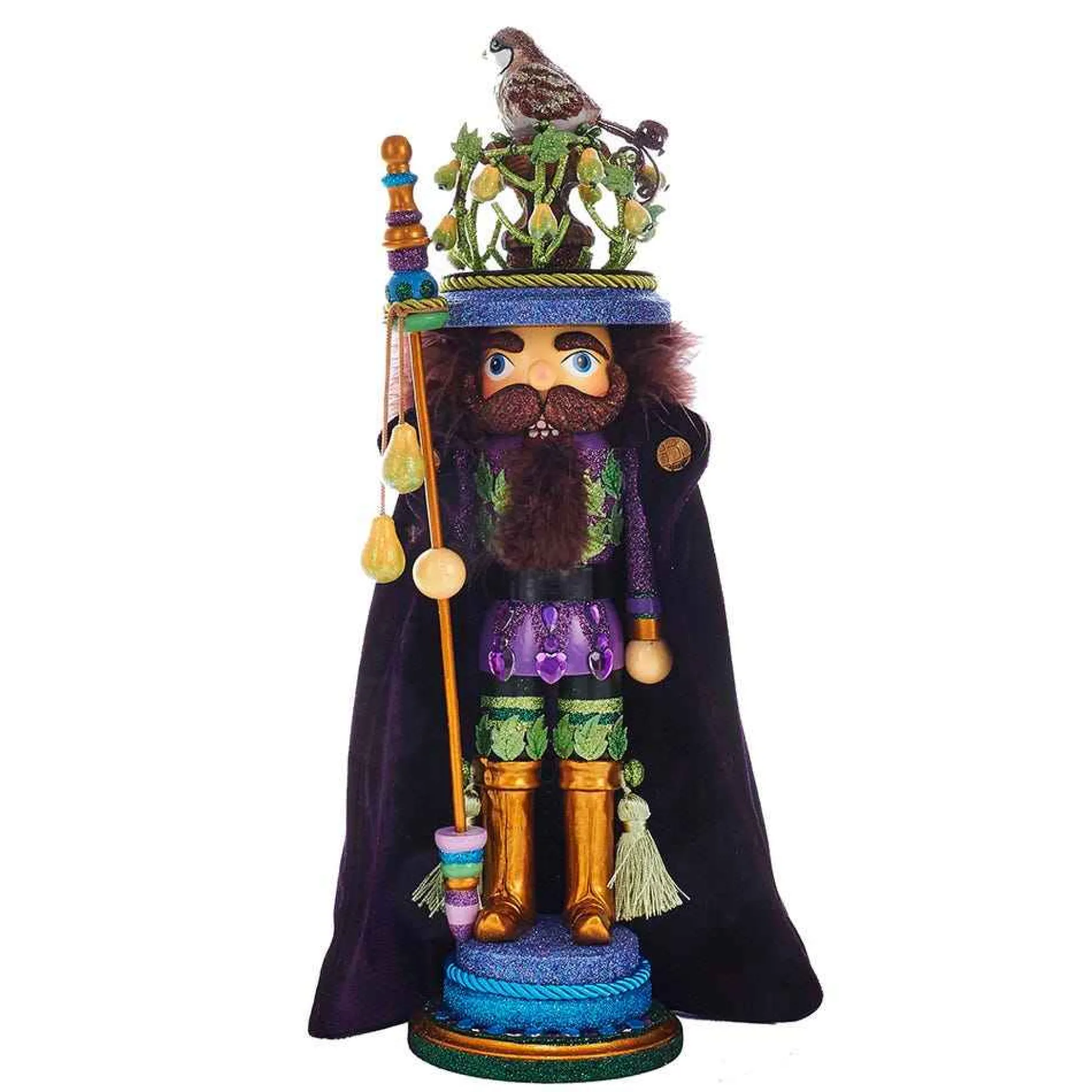 Kurt Adler Tabletop Items* 18-Inch Hollywood Partridge In A Pear Tree Nutcracker