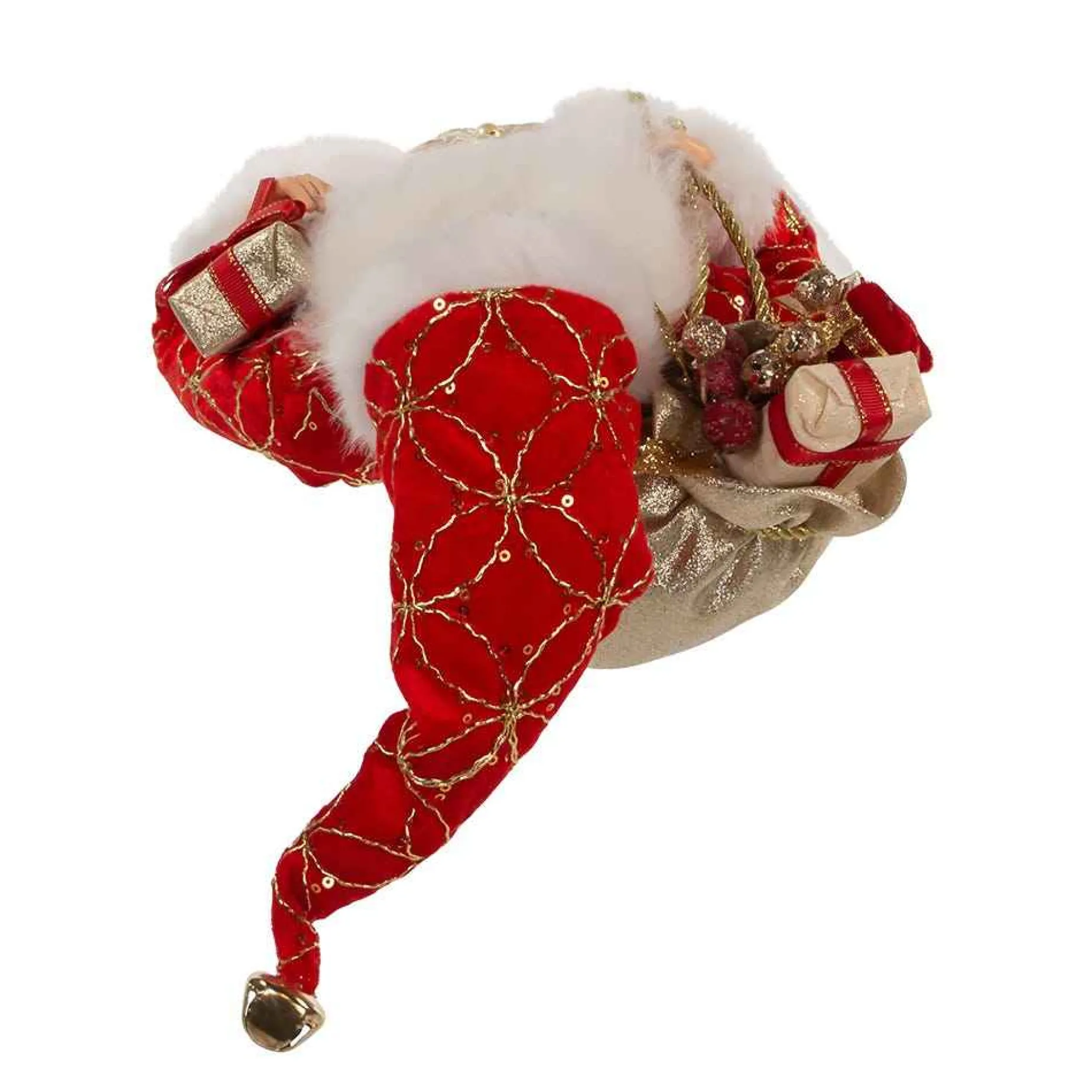 Kurt Adler Tabletop Items* 17-Inch Kringle Klaus Red Santa With Gifts