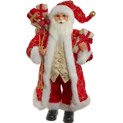 Kurt Adler Tabletop Items* 17-Inch Kringle Klaus Red Santa With Gifts