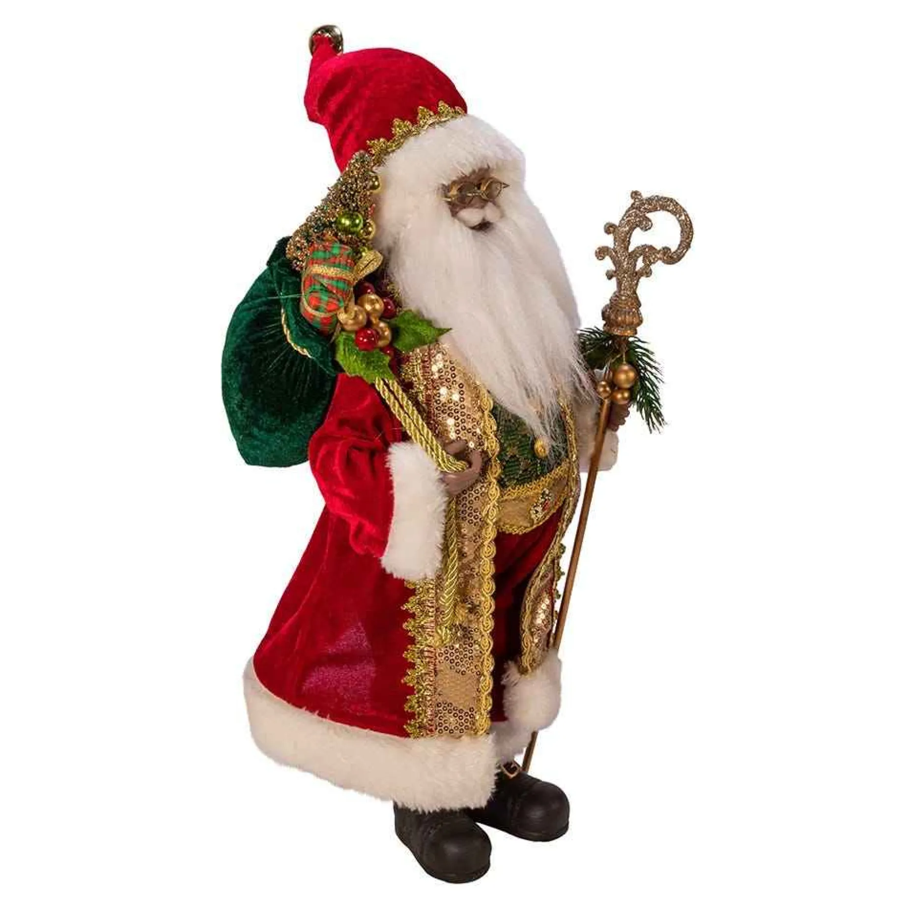 Kurt Adler Tabletop Items* 18-Inch Kringle Klaus African American Santa