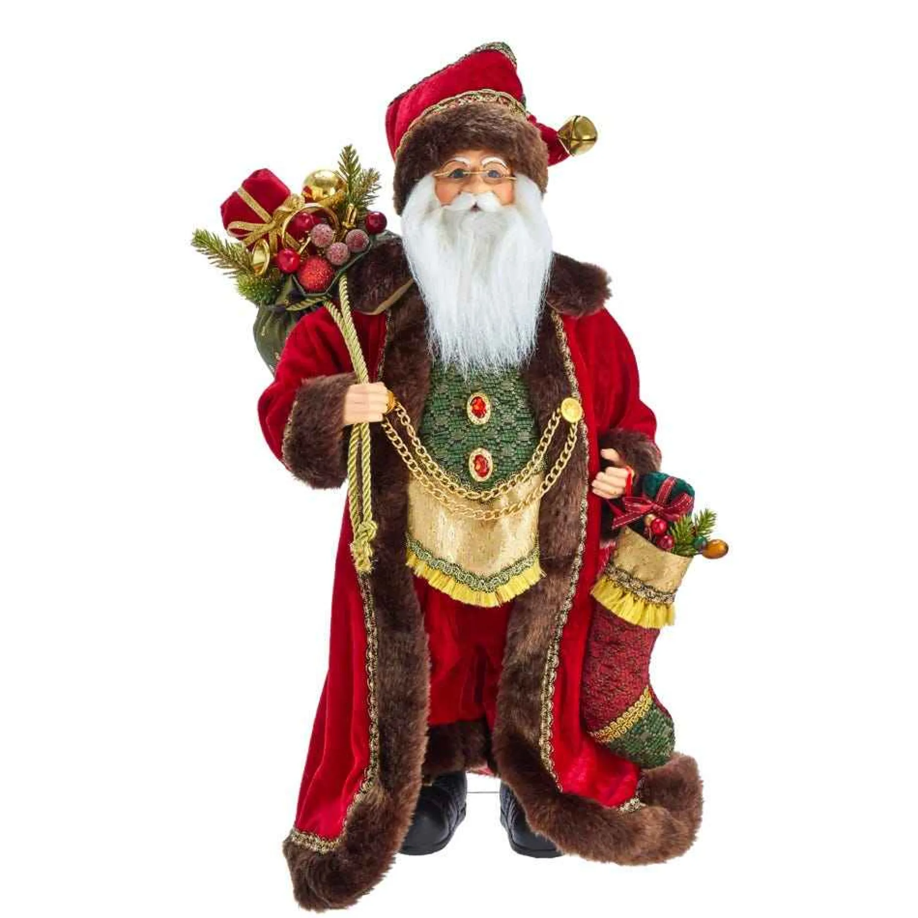 Kurt Adler Tabletop Items* 18-Inch Kringle Klaus Elegant Santa