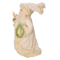 Kurt Adler Tabletop Items* 18-Inch Kringle Klaus Winter White Santa