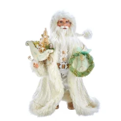 Kurt Adler Tabletop Items* 18-Inch Kringle Klaus Winter White Santa