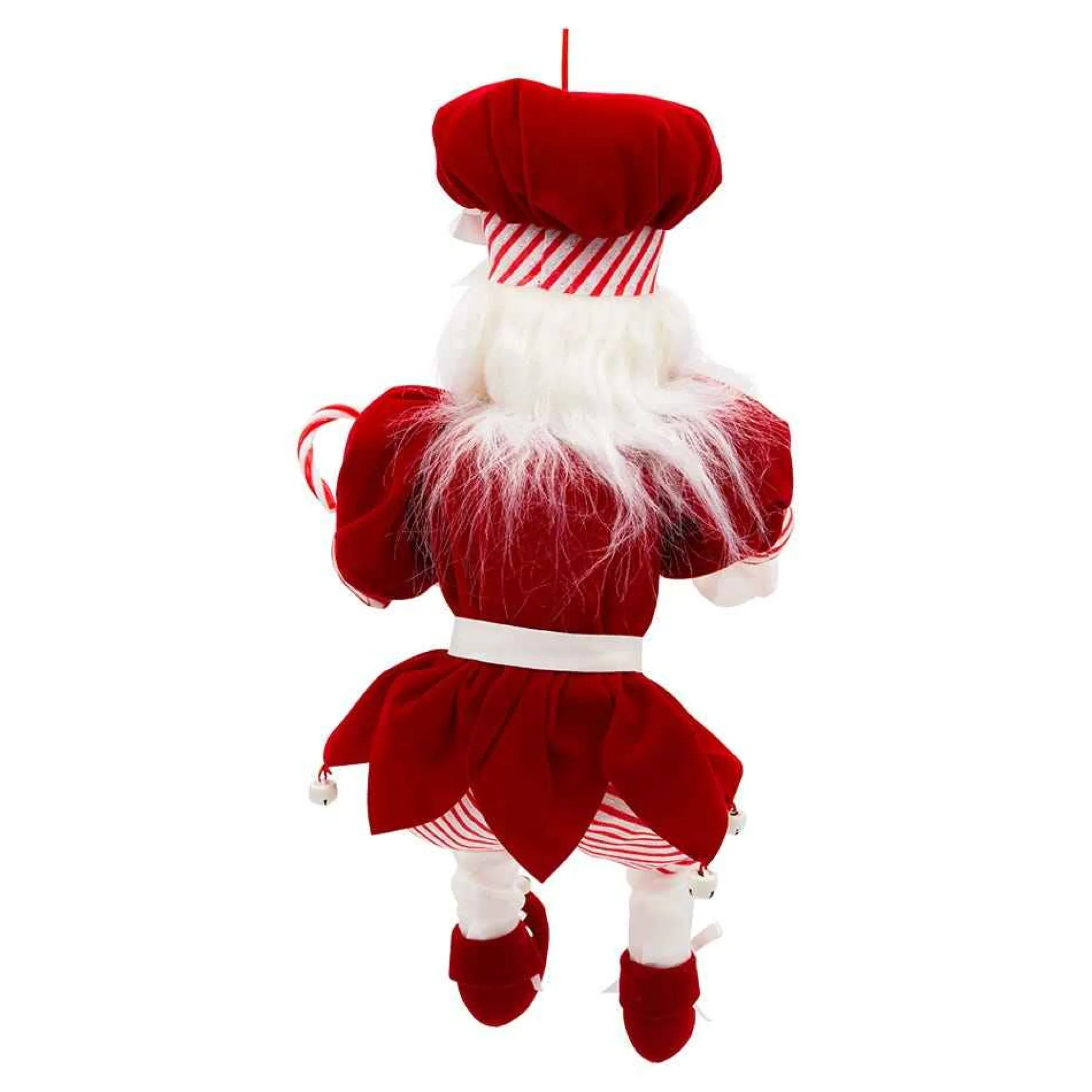 Kurt Adler Tabletop Items* 17-Inch Kringle Klaus Peppermint Chef Santa