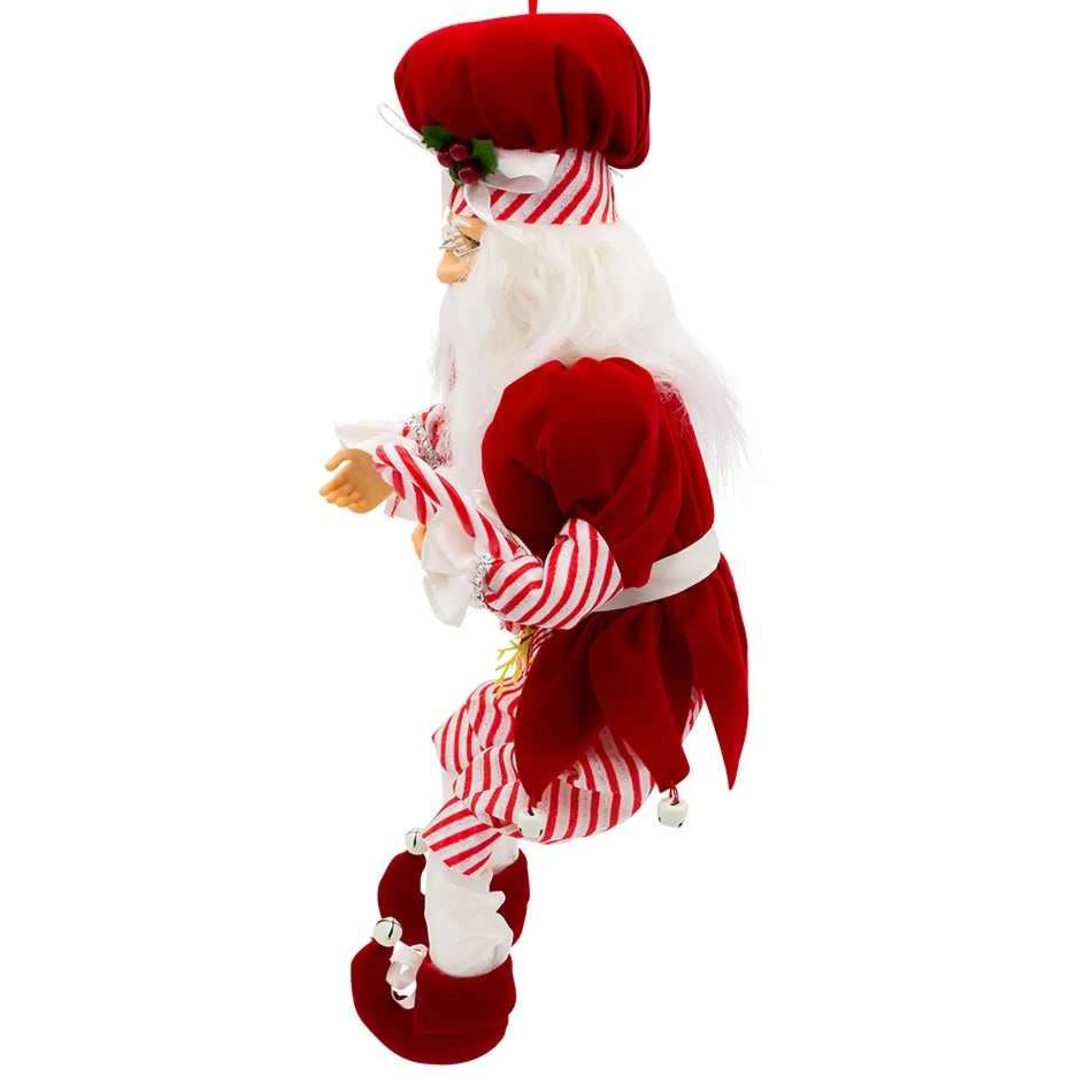 Kurt Adler Tabletop Items* 17-Inch Kringle Klaus Peppermint Chef Santa