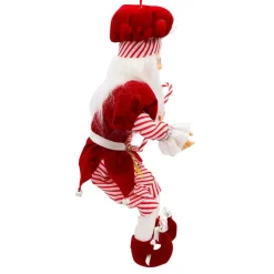 Kurt Adler Tabletop Items* 17-Inch Kringle Klaus Peppermint Chef Santa