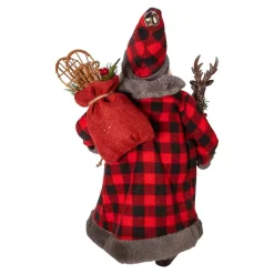 Kurt Adler Tabletop Items* 18-Inch Kringle Klaus Red And Gray Santa