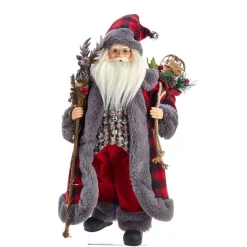 Kurt Adler Tabletop Items* 18-Inch Kringle Klaus Red And Gray Santa